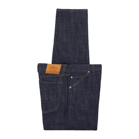 folded jeans