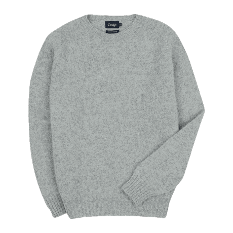 grey knit sweater