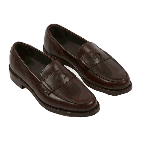 brown leather shoes